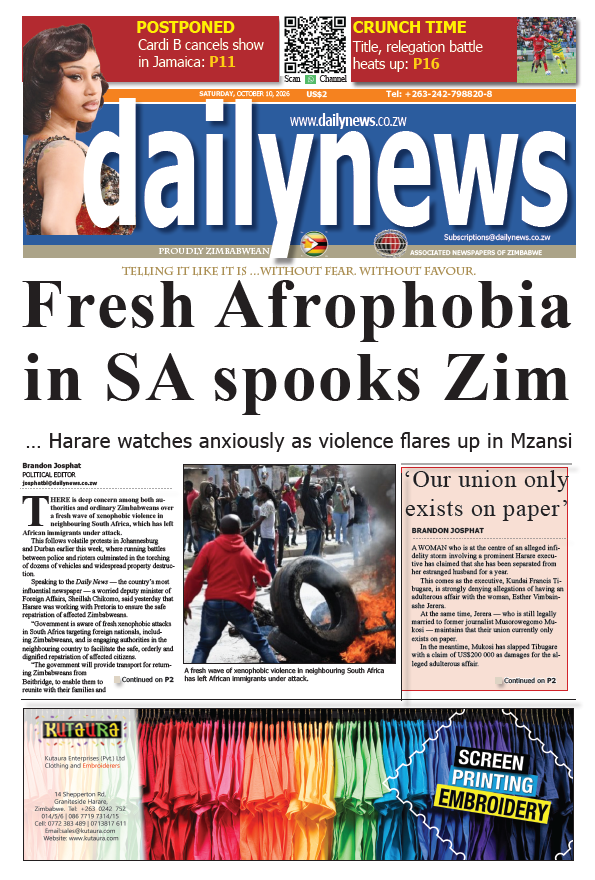 Saturday 10 October 2026